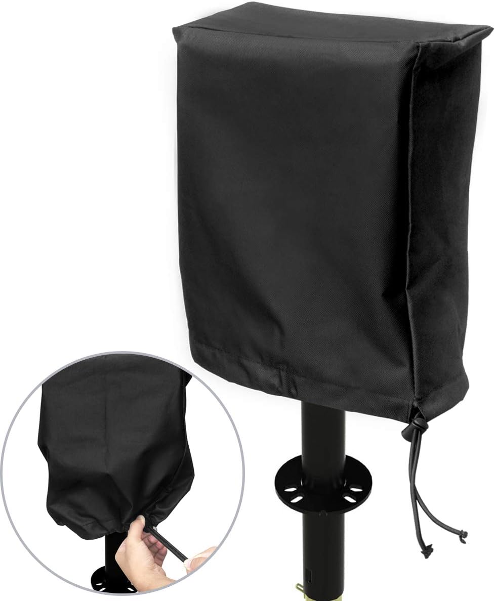 NORSMIC Electric Tongue Jack Cover, 600D Polyester Fabric Electric Tongue Jack Protective Cover for RV/Trailer/Camper Trailer Jacks (Universal Size 13.6’’×10.2’’×5.1’’ H xWxD): Automotive
