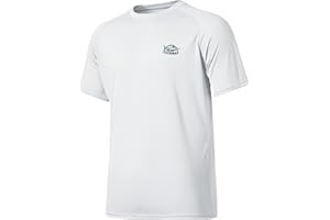 Willit Men's Rashguard Swim Shirt Short Sleeve UPF 50+ Sun Protection Clothing SPF Quick Dry Water Shirt