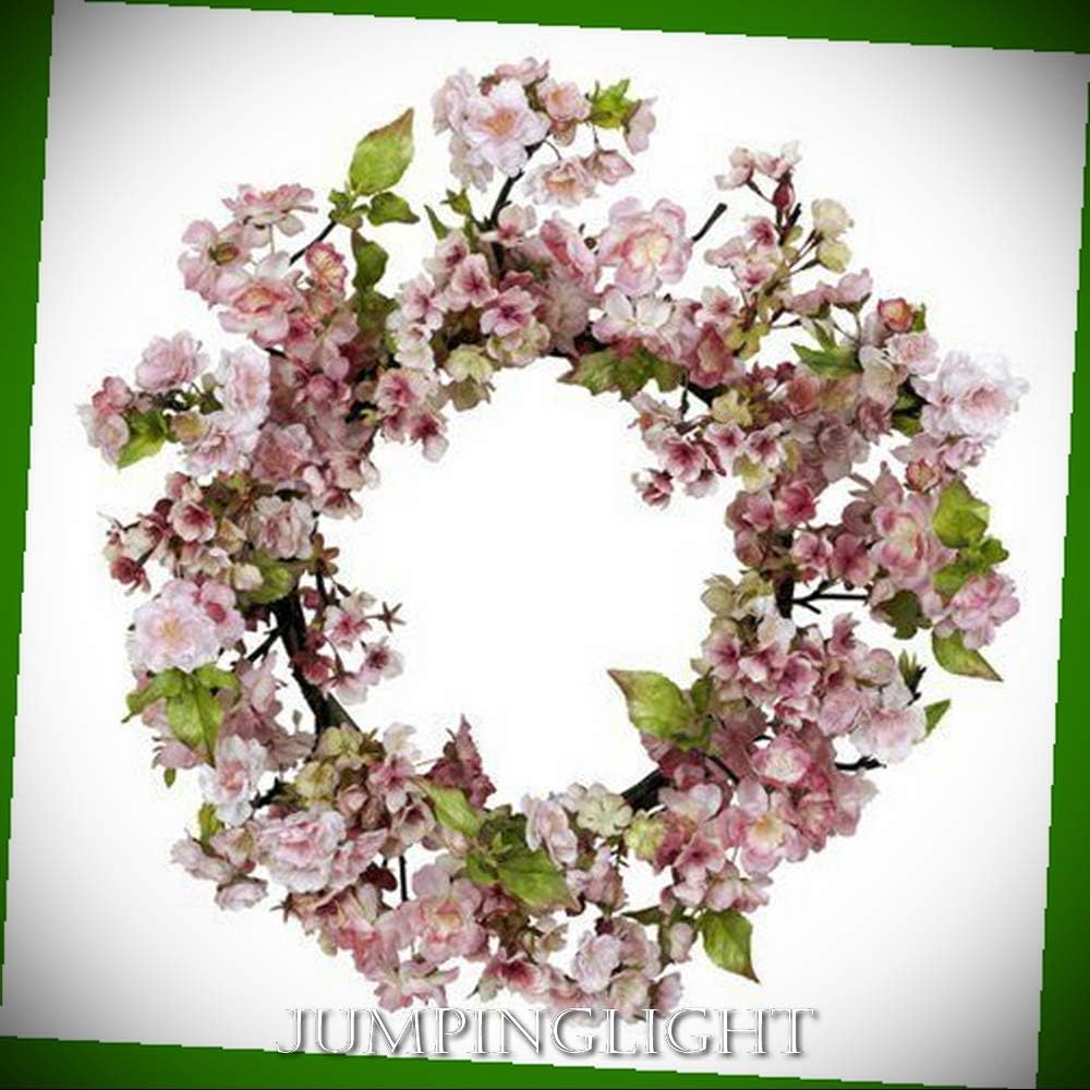 Amazon Com Jumpinglight 4783 24 Cherry Blossom Wreath