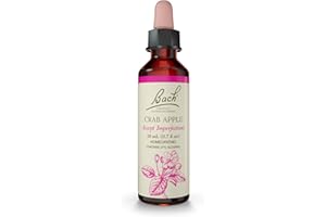 BACH FLOWER REMEDIES Bach Original Flower Remedies, Crab Apple - Accept Imperfections - Natural Homeopathic Flower Essence for Emotional Balance - Vegan, Gluten Free, Sugar Free - 20mL Dropper