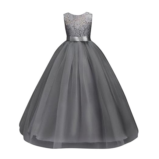 LHWY Prinzessin Kleid Mädchen für Hochzeit Schöne Festlich Blume Kinder Mädchen Kleid Prinzessin Formal Pageant Holiday Hochz