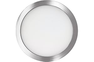 Bulbrite 5-Inch Round LED Flush Mount Ceiling Light, 10.3W Energy-Efficient Fixture, 3000K Warm White, 850 Lumens Bright Outp