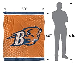 Bucknell University Bison Blanket, 50" x 60", Logo