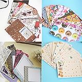 Generic 80 Sheets Lace Fabric/Graffitic Poste/Forest Friends/Dessert Afternoon Tea Pattern For Mini Film FujiFilm Instax Mini 8 7s 25 50s 90 Sticker Borders