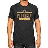 Wright & Ditson Adult NHL Heather Charcoal True Fan Hockey T-Shirt - Tagless Cotton Polyester Blend - Ultimate Comfort