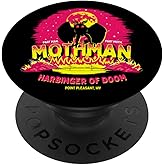 Mothman - Harbinger of Doom Funny Cryptid Gift PopSockets Adhesive PopGrip