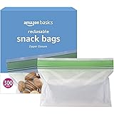 Amazon Basics Snack Storage Bags, 300 Count (Previously Solimo)