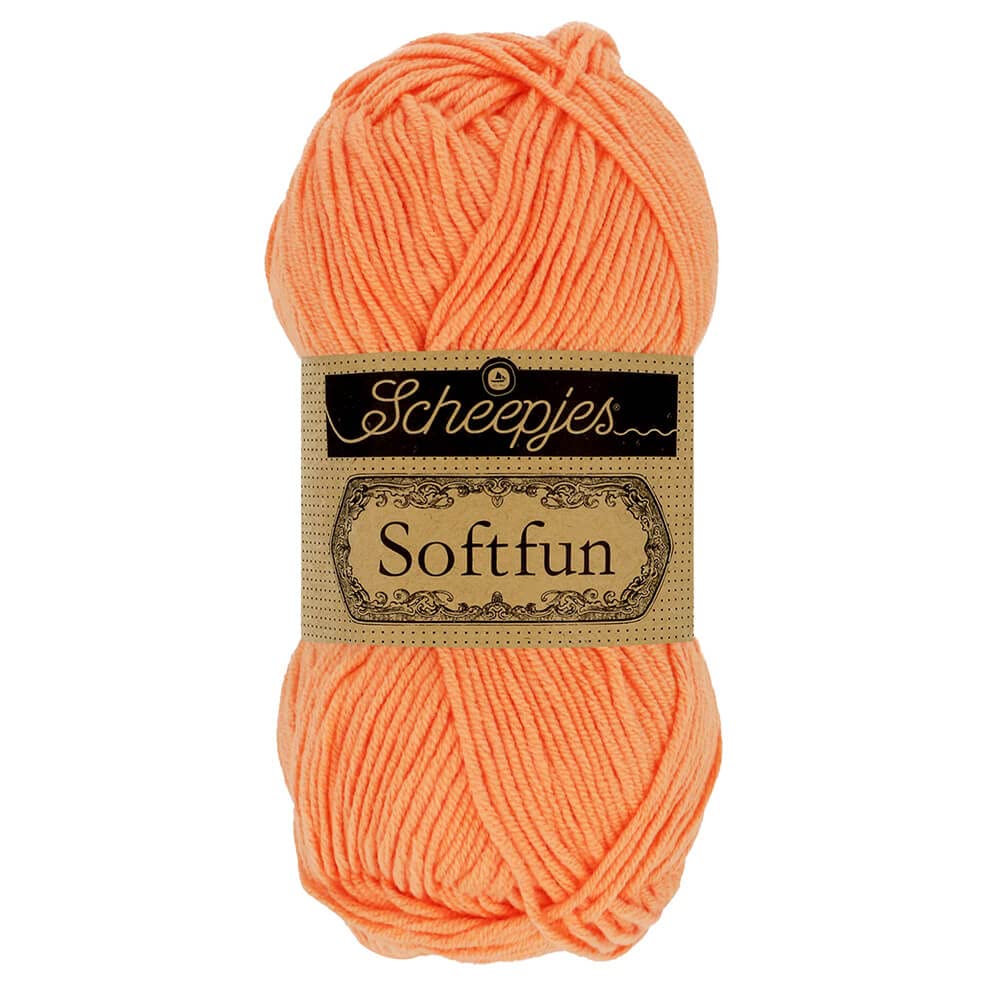 Scheepjes - Scheepjes Softfun 2652 Cantaloupe Yarn - 1x50g — image 1