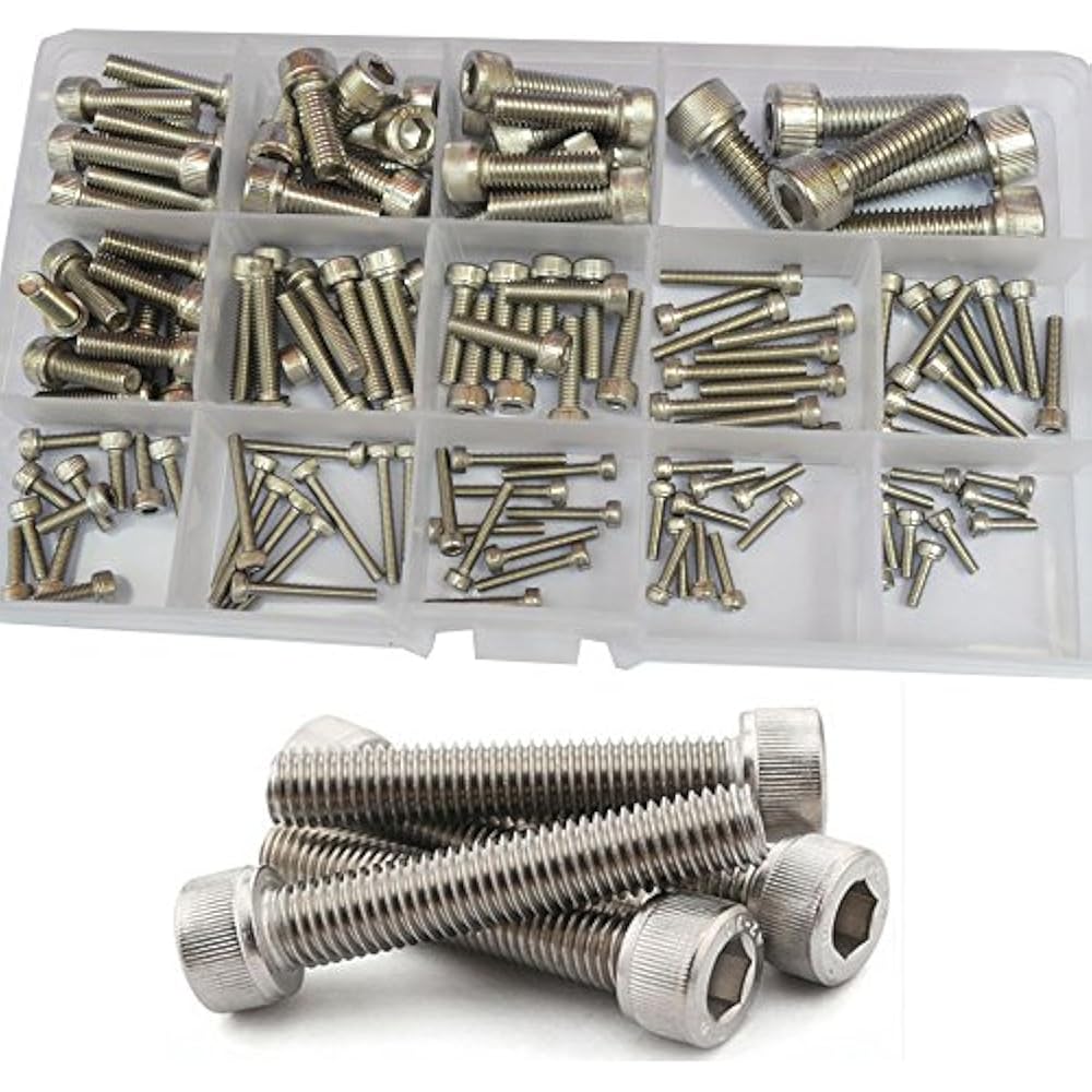 Hex Socket Head Cap Screw Metric Thread Hexagon Allen Machine Bolt M2.5