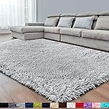 Light Grey Super Soft Area Rug for