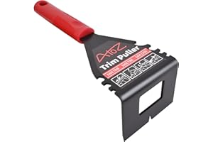 AZPESUR Trim Puller Tool for Baseboard,Trim Removal Tool Heavy Duty Pry Bar for Commercial Work,Molding Removal,Nail Puller etc.
