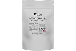 FIT LANE NUTRITION Clear Jel Instant Type Powder 2 Lbs: Secret Ingredient for Beautiful Pies - Thickener for Canning, Sauces, and Gravies - Gluten Free - Value Size Bag.