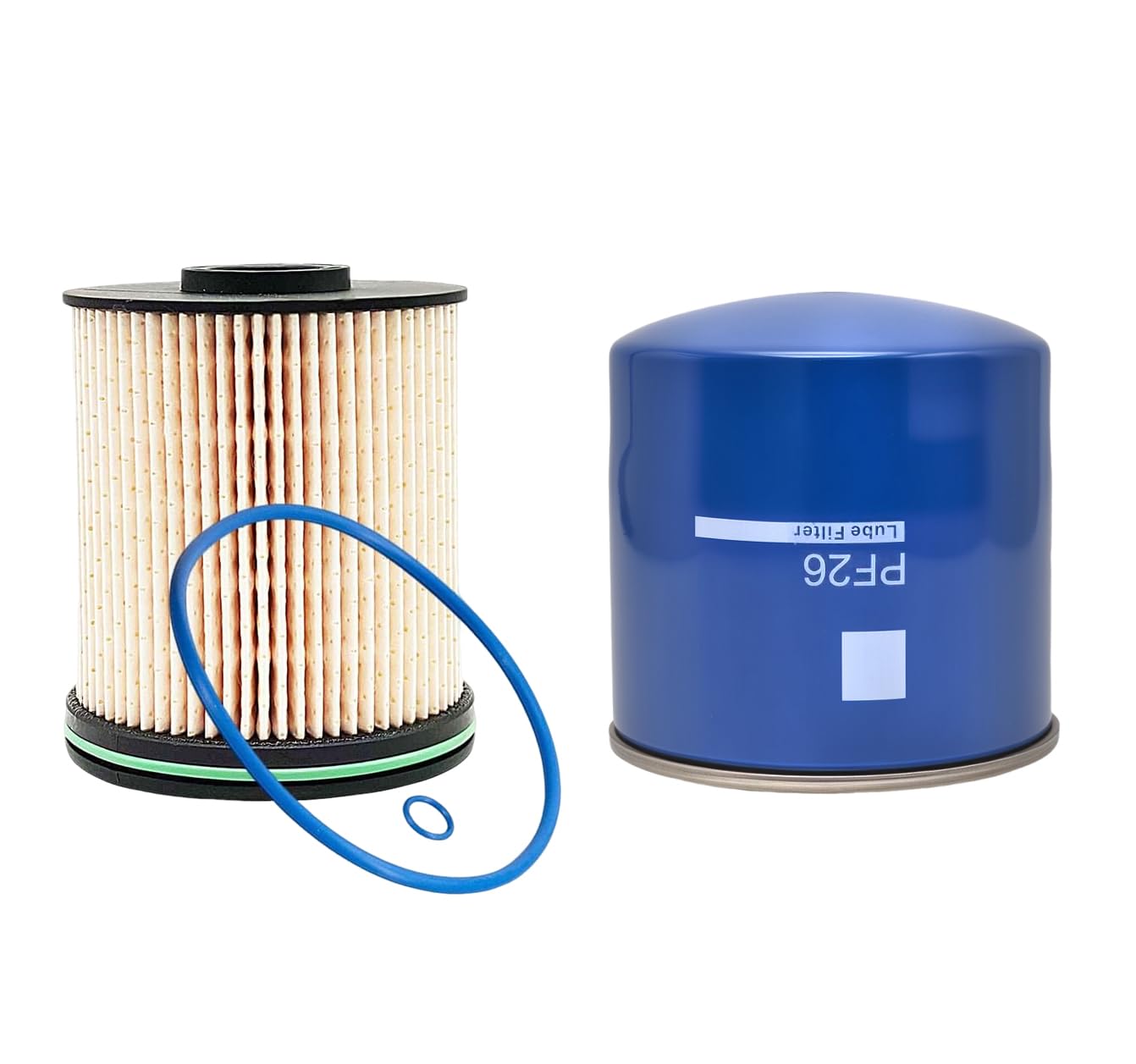 Photo 1 of ?6.6L Duramax Filter Set - TP1015/PF26 Fuel & Oil Filters for 2020-2024 Chevy Silverado/GMC Sierra 2500HD/3500HD OE Replacement 98% Contaminant Removal