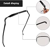 Lonnalee 2PC Curly Hair Headbands Fashion Hoop Invisible Hairstyle Blending view 5