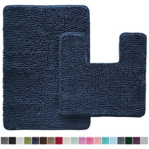 Best bathroom rug toilet seat cover blue