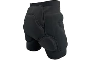 TOPETER Protective Padded Shorts Hip Butt Padded Short Pants Butt Tailbone Protection Shorts