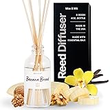 Banana Bread Reed Diffusers for Home, Reed Diffuser