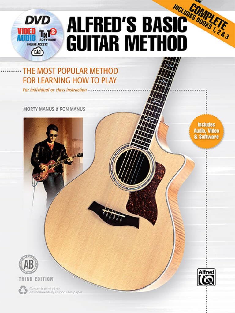 Basic Guitar Method Comp 3Rd Ed: The Most Popular Method of Learning How to Play, For Individual or Class Instruction, Includes Audio, Video & Software (Alfred's Basic Guitar Method, 1-3)