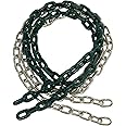 Swing Set Stuff Children's Coated Chain with SSS Logo Sticker, Green, 5 1/2'