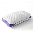 HOMELAB Adjustable Shredded Memory Foam Pillow King Size, Cooling Bed Pillow for Sleeping with Removable Cover, Medium Pillow for Side Stomach & Back Sleepers, 1 Pack 20"x34"