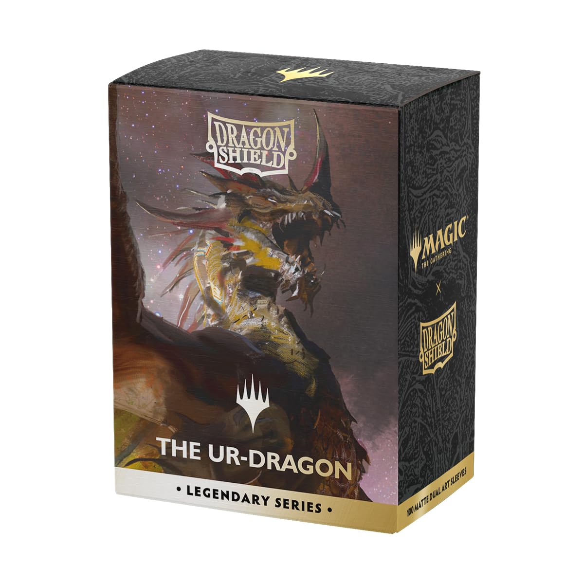 Dragon Shield | Matte Dual Art Sleeves | 100 CT - Smooth & Tough Premium TCG Sleeves | Compatible with Pokemon, Flesh & Blood, One Piece & Magic the Gathering | The Ur-Dragon