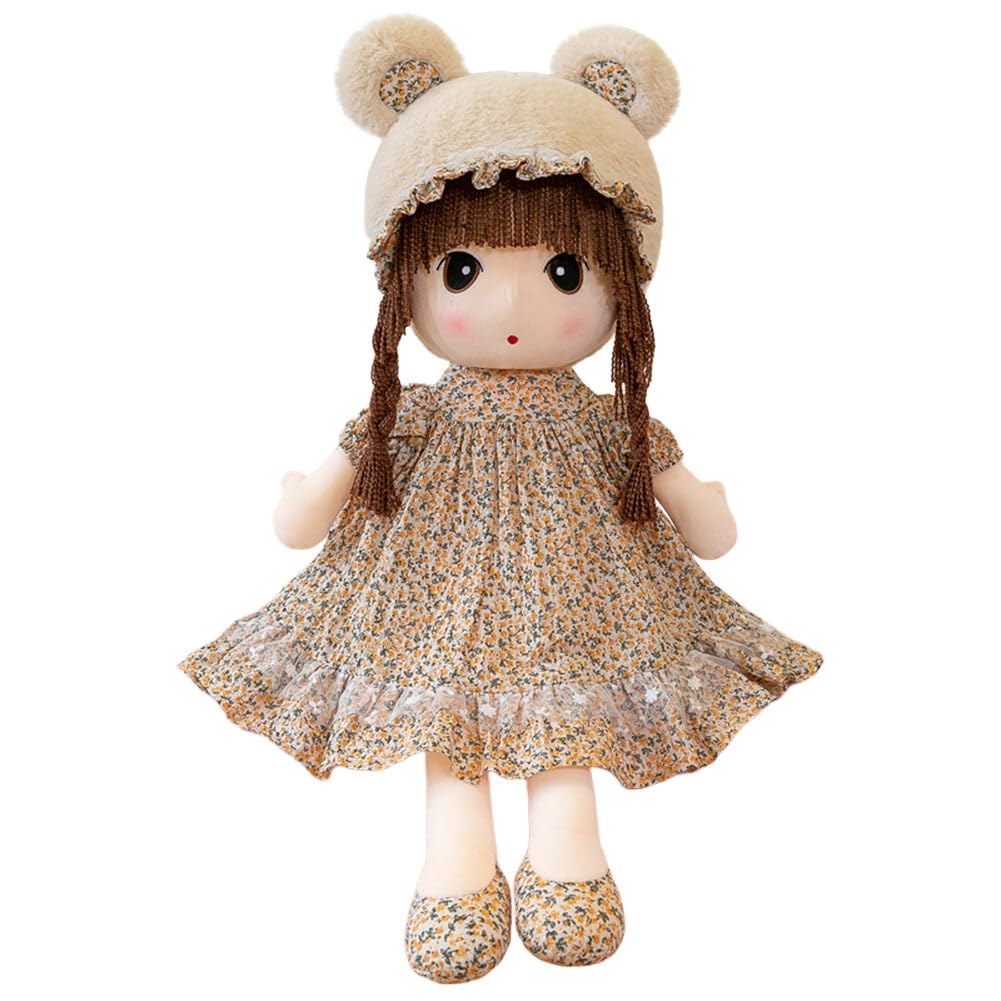 Uposao Plush Stuffed Rag Dolls, Princess Plush Fairy Rag Doll Cute Little Girl Dolls Girl Decoration Companion Ragdoll Toy Children Gift, 50cm