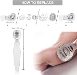 Dualeco Foot File 3Pcs Callus Remover Stainless Steel Rasp Wet Dry Cracked Feet view 6