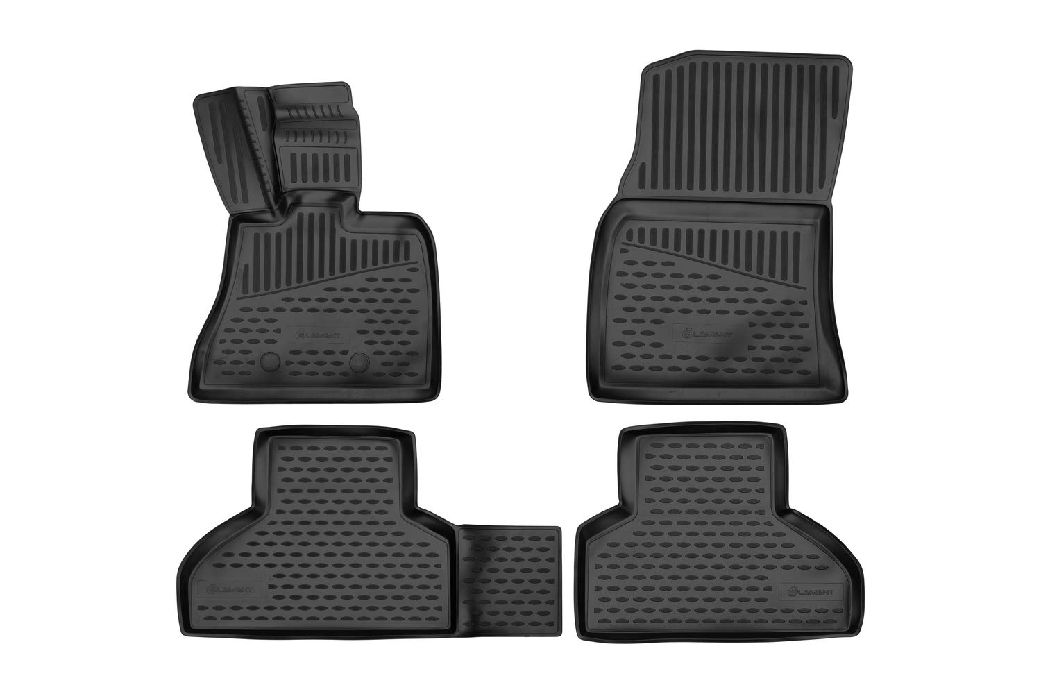 Element Tailored Custom Fit 3D Rubber Floor Mats for BMW X5, 2013-2018