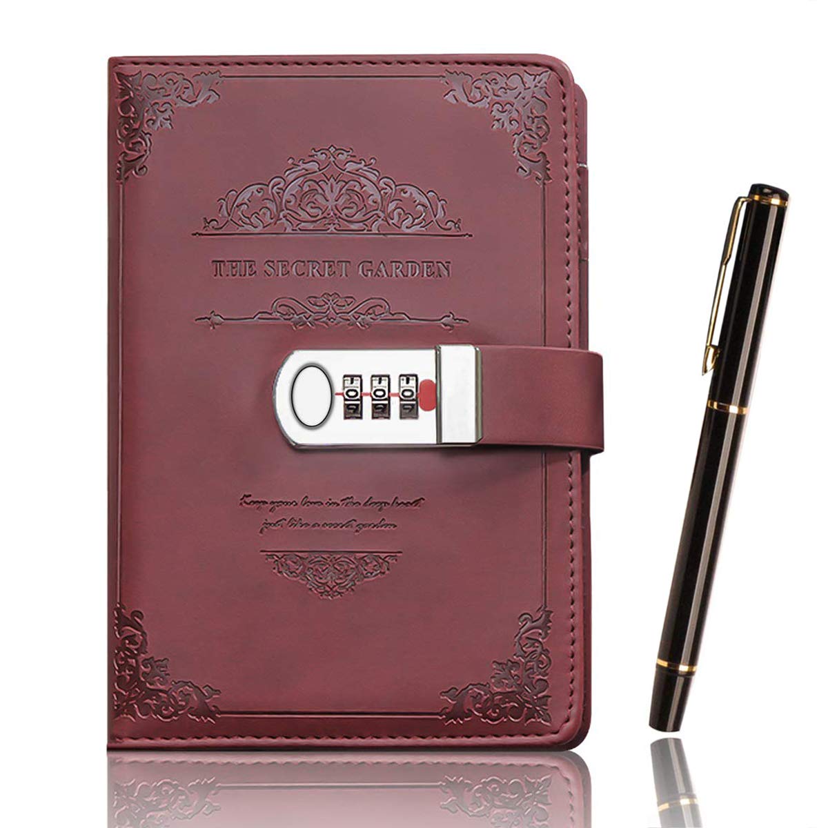 XIYUNTE A5 Notebooks 210x148mm 200page Personal Diary with Locks