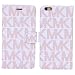 iPhone 6 Case, iPhone 6 4.7 Leather Case, G-i-Mall [Luxury Fashion Series] [Stand Function] with Credit Card Slots PU Leather Case Cover For iPhone 6 4.7 Smart Phone - Pink