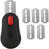 Gosknor Bread Dough Scoring Tool, Extractable & Magnetic Lame Sourdough Scoring Tool with 5 Razor Blades Stainless Steel Doug