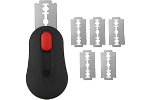 Gosknor Bread Dough Scoring Tool, Extractable & Magnetic Lame Sourdough Scoring Tool with 5 Razor Blades Stainless Steel Doug