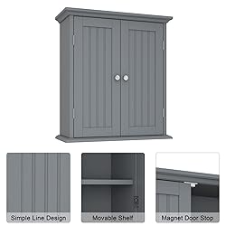 ChooChoo Bathroom Wall Cabinet, Over The Toilet