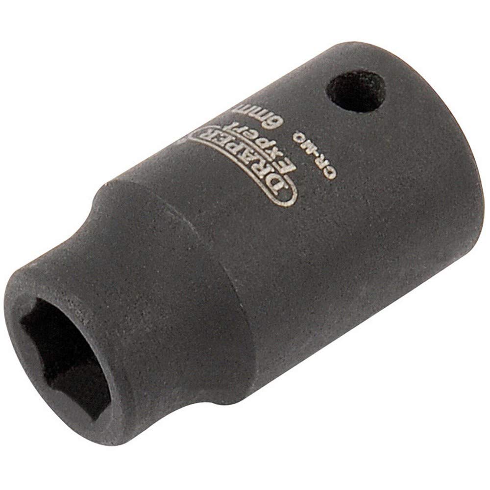 Draper 5009 1/4" Square Drive Hi-Torq 6 Point Metric Impact Socket, 6 mm Size