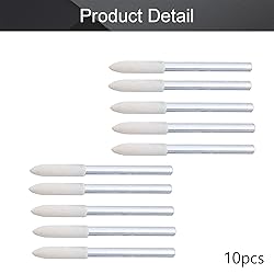 Utoolmart 3mm Wool Felt Mounted Points
