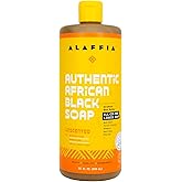 Alaffia, Authentic African Black Soap, 32 Fl Oz