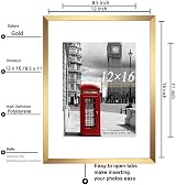 Scholar Tree Gold Picture Frame 12x16 Set of 3 30x40cm Wall Mountable 8.5x11 view 3