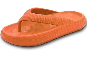 KIJUKI Flip Flops for Women Men Pillow Soft Slides Sandals Cushion Beach Flip Flops EVA Comfy Bath Spa Walking Sandals