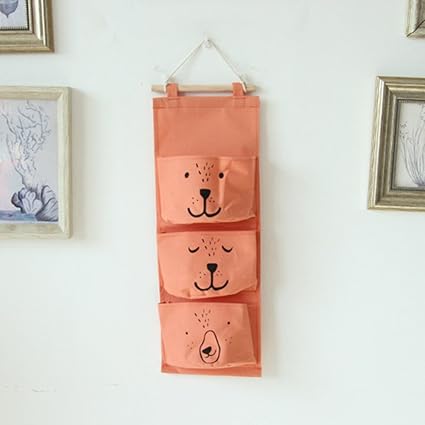 Gwell Sac De Rangement Suspendu Rouge Bebe Poches Organisateur Retro Mural En Coton Pour Placard Armoire Porte Derriere Chambre Storage Decoration Ou Classification Amazon Fr Bebes Puericulture