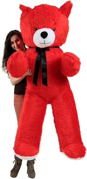 large red teddy bear