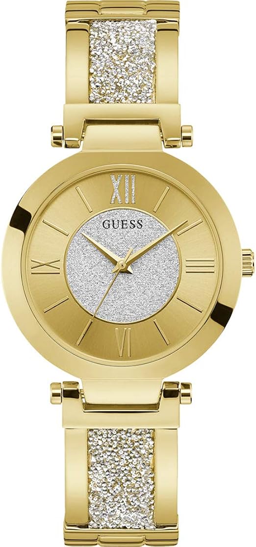 Amazon Com Guess Watches Ladies Aurora Womens Analog Quartz Watch