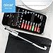 Olixar Glass Breaking Pen - 3 in 1 Stylus/Tactical Pen - Glass Breaker Tool - Survival + Emergency Executive Stylus - Black
