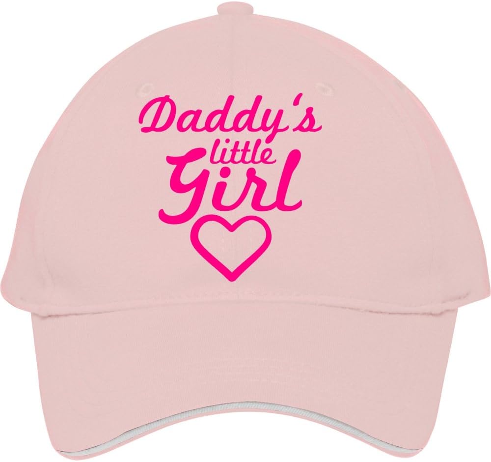 Hot Fashion Pink Cotton Baseball Cap Snapback Hats With Kristicastil Daddys Little Girl Male/female