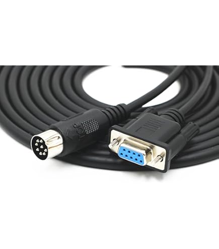 Amazon.com: RIKYJIC DB9 9 Hole Female to MINI DIN 8PIN MD8 Male