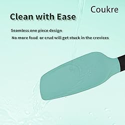 Coukre Silicone Spatula Set of 5,High Temperature