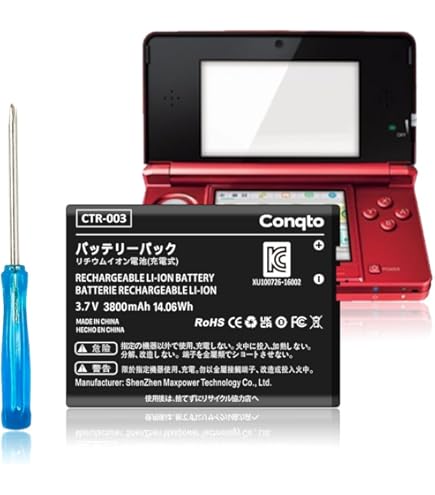 Amazon.com: TAYUZH CTR-003 Battery for Nintendo 2DS 3DS Old