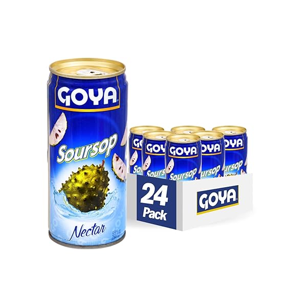 GOYA FOODS GUANABANA SOURSOP NECTAR, 9.6 FL OZ (PACK OF 24)
