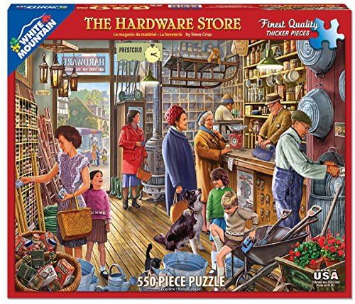 White Mountain Puzzles The Hardware Store Jigsaw Puzzle (550 Pieces)