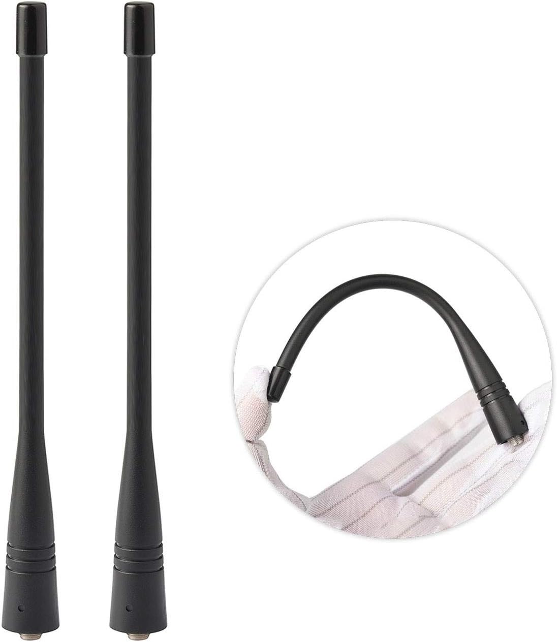 Bingfu UHF 400-470MHz Two Way Radio Antenna Replacement Walkie Talkie SMA Female Antenna 2-Pack Compatiable with BaoFeng BF-888S Arcshell AR-5 AR-6 AR-7 Retevis H-777 H-777S Kenwood Two Way Radio: Home Audio & Theater