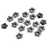 200Pack Flower Eyelet Grommets, 5mm Metal Eyelets